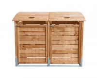 Intergard Kliko ombouw containerberging dubbel dicht 155x122x90cm