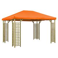 vidaXL Prieel 4x3 m oranje