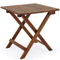 EezyLife Houten bijzettafel - Tuintafel - Acacia hout - 46x46x46cm