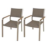 Garden Pleasure home24 Gartenstuhl Florence II (2er-Set)