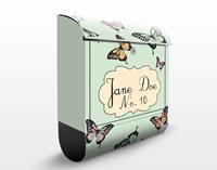 Klebefieber Briefkasten No.JS176 WunschText Butterflies
