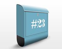Klebefieber Briefkasten No.JS317 WunschText Negativ