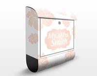 Klebefieber Briefkasten No.JS318 WunschText Rosa Blüten