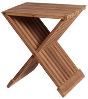 beneliving Beistelltisch Fishbone Teak