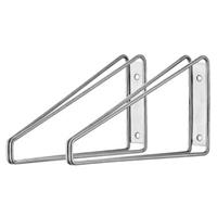 Plankdrager Duraline double low - rvs - 2 stuks