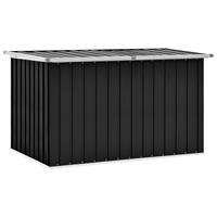 vidaXL Gartenbox Anthrazit 149 x 99 x 93 cm Grau