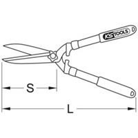 Kstools BERYLLIUMplus Heckenschere 300 mm