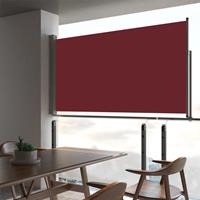 vidaXL Ausziehbare Seitenmarkise 160x300 cm  Rot