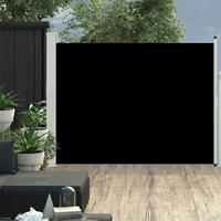 vidaXL Ausziehbare Seitenmarkise 140×500 cm  Schwarz