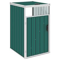 VidaXL afvalbakberging 72x81x121cm groen