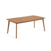 kavehome Kave Home Tuintafel 'Hanzel' 183-240 x 100cm, kleur Naturel