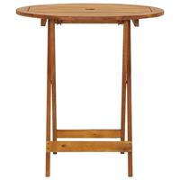 vidaXL Tuintafel inklapbaar 70 cm massief acaciahout
