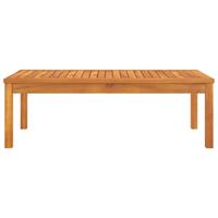 vidaxl Couchtisch 100x50x33 cm Massivholz Akazie Braun