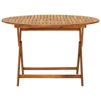 Tuintafel inklapbaar 120 cm massief acaciahout