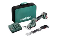 Metabo PowerMaxx SGS 12 Q Akku Grasschere, Strauchschere inkl. Akku, inkl. Ladegerät 12V Li-Ion