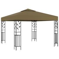 VidaXL Pavillon 3x3 m  Taupe