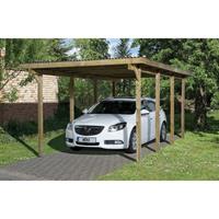 Einzelcarport 606 Gr.2 , Ausführungen:mit Rundbogen - Weka