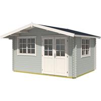 Weka tuinhuis 401 GR1 grijs 300x390cm