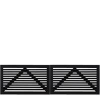 Trendyard Zwart Houten Dubbele Tuinpoort Tokyo 300 x 90 CM