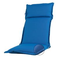 Rhino cushions Tuinkussen hoge rug Turin   Ribera blue (waterafstotend en afritsbaar)