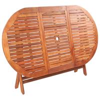 vidaXL Tuintafel inklapbaar 160x85x75 cm massief acaciahout