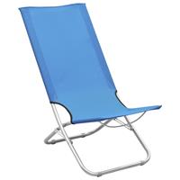 VidaXL Klappbare Strandstühle 2 Stk.  Blau