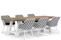Lifestyle Garden Furniture Lifestyle Crossway/Florence 260 cm dining tuinset 7-delig