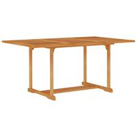 vidaXL 5-tlg. Garten-Essgruppe mit Kissen Massivholz Teak Braun
