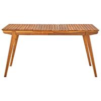 vidaXL Tuintafel 150x90x75 cm massief acaciahout