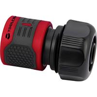 TOOLCRAFT 2302361 Slangkoppeling 16 - 19 mm (3/4) Rood, Zwart Aansluitgarnituur
