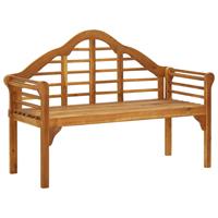VidaXL Queen-Gartenbank mit Auflage 135 cm Massivholz Akazie Braun