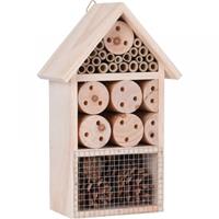 Massamarkt Insectenhotel hout 25x15x9cm