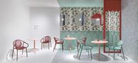 Pedrali Remind 3735 Tuinstoel&Terrasstoel - Set Van 4 - Groen Kunststof