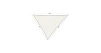 Shadow Comfort driehoek 4,5x5x5,5m Arctic White