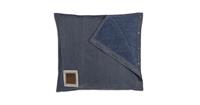 Knit Factory Rick Kussen - Jeans/Indigo - 50x50 cm