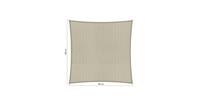 Shadow Comfort vierkant 2x2m Sahara Sand