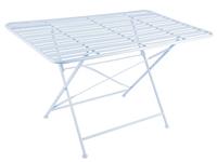 Leitmotiv Tuintafel Lines, staal, hemelsblauw