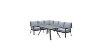 Garden Impressions Senja lounge dining set 3delig links - mint grijs