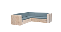 Wood4you Loungeset 2 steigerhout 220x200 cm - incl kussens - GL