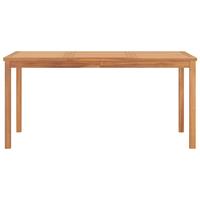 vidaXL Tuintafel 160x80x77 cm massief teakhout