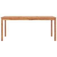 vidaXL Tuintafel 180x90x77 cm massief teakhout