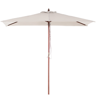 Beliani Parasol beige FLAMENCO