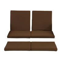 clp 3er-Set Kissenbezüge Sofa Ancona-terrabraun