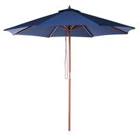 Beliani Parasol donkerblauw TOSCANA II