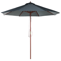 Beliani Parasol antraciet TOSCANA II