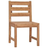 vidaXL Tuinstoelen 2 st massief teakhout