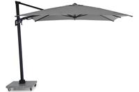 Santika Furniture Santika Belize Deluxe parasol 300x300 antraciet frame/ mid grey