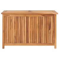 vidaXL Gartenbox 90x50x58 cm Massivholz Teak Braun