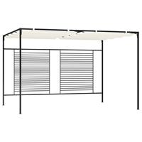 VidaXL Pavillon mit Ausziehbarem Dach 3x4x2,3 m  Creme