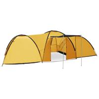 Camping-Igluzelt 650×240×190 cm 8 Personen  Gelb